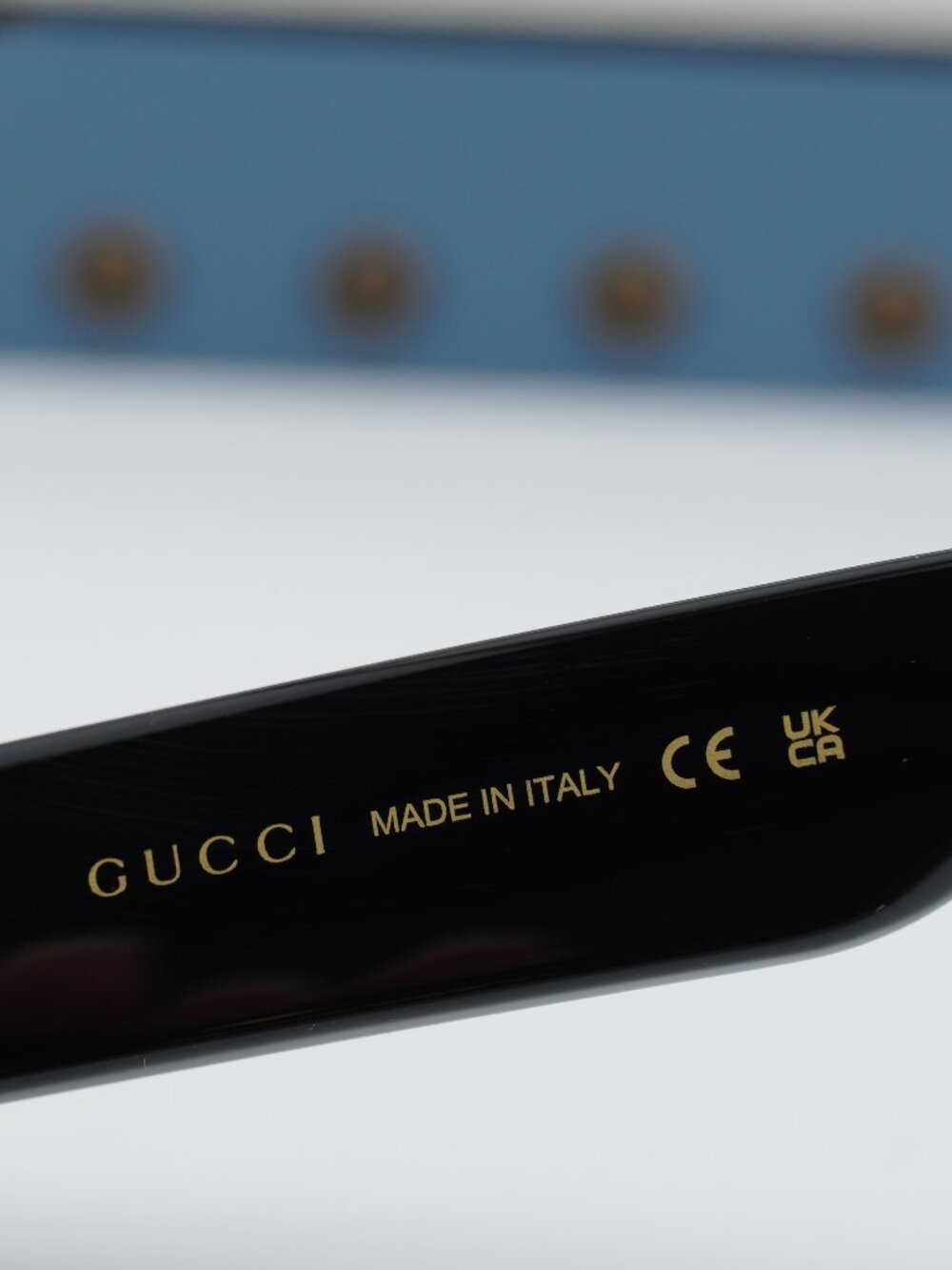 Gucci GG1587SA 001 Oval Sunglasses - Black / Grey - Picture 5 of 11